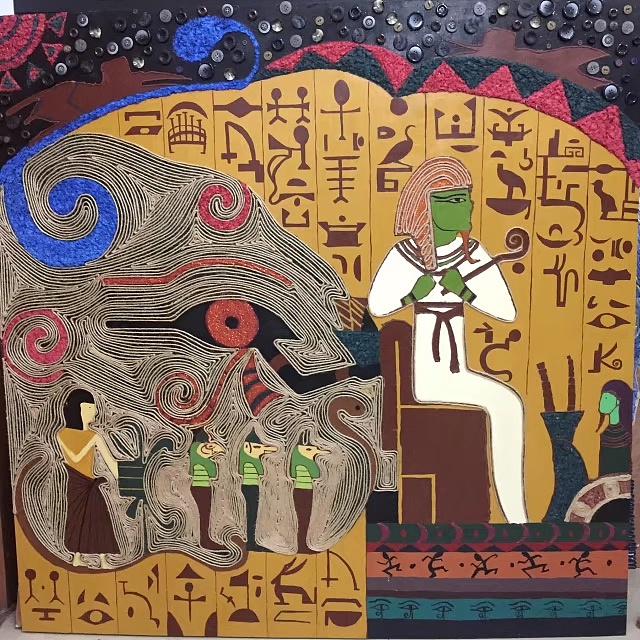 综合材料装饰画