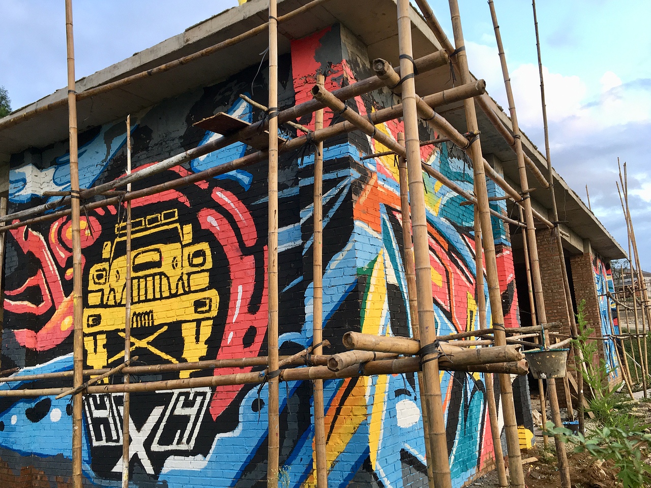 美丽乡村 乡村振兴 文化墙墙绘