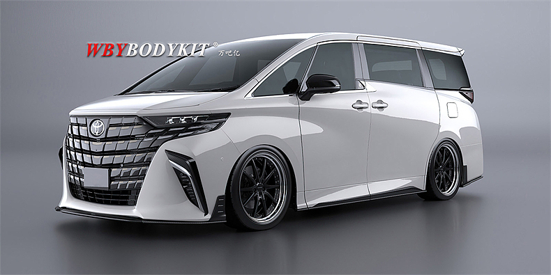 丰田埃尔法改装ARTISAN小包围前后唇侧裙尾翼40系