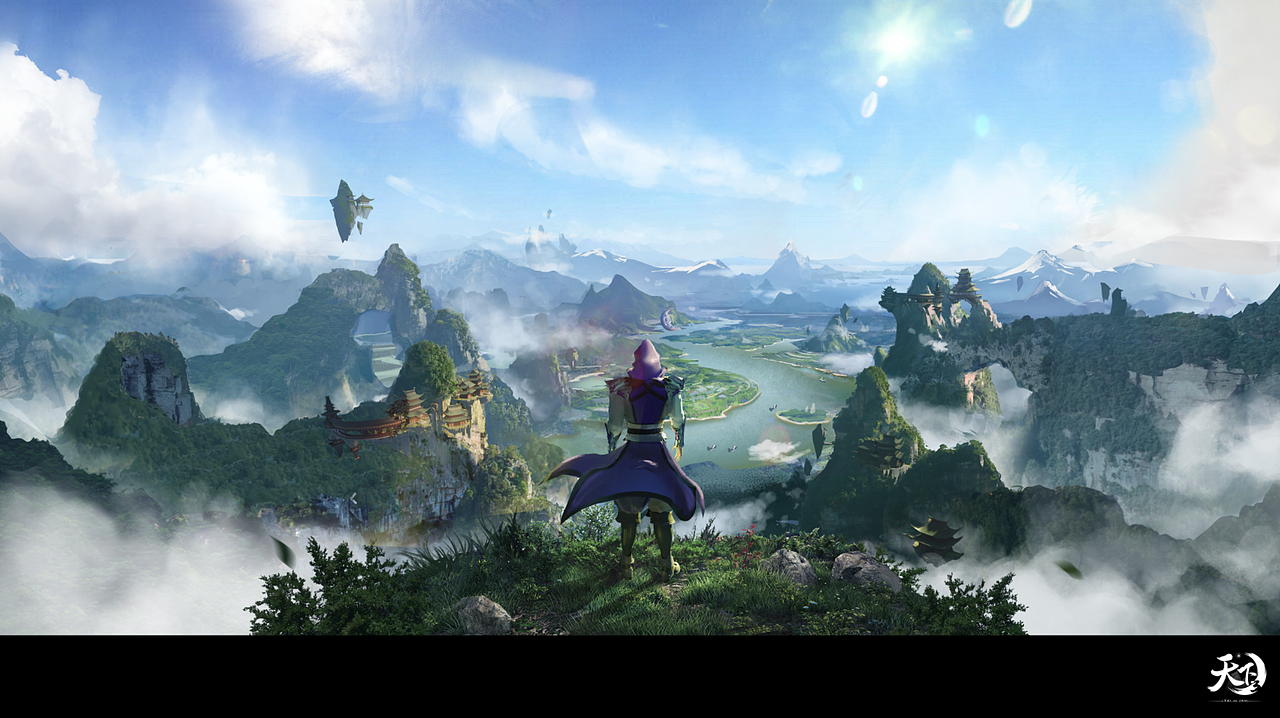 天下3 山海大荒cg colorkey_mr_zzx-站酷zcool