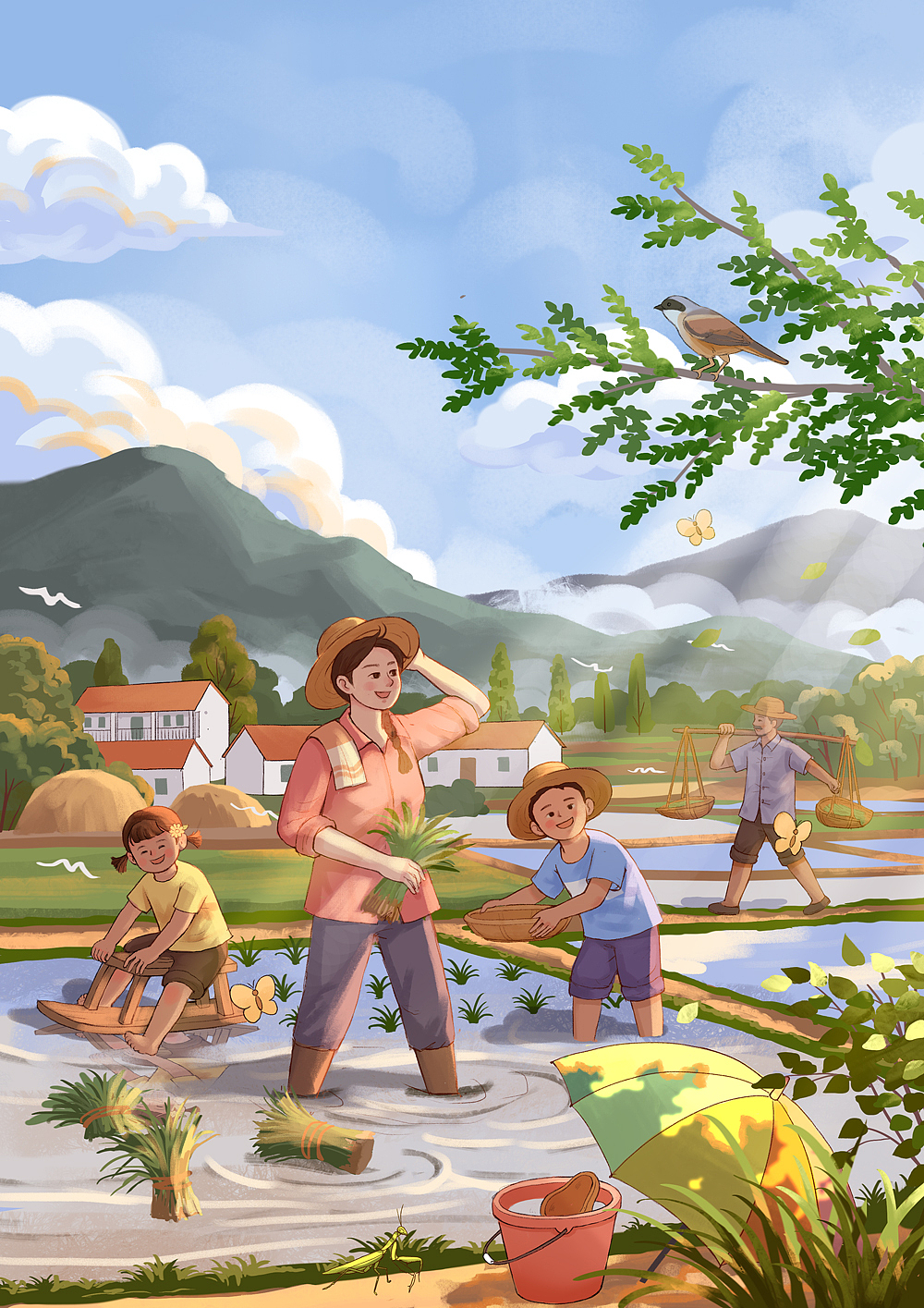 芒种（图ZMzU0Nzg2NzMy） - 绘本 - 站酷设计师小光頭原创素材 - 站酷ZCOOL