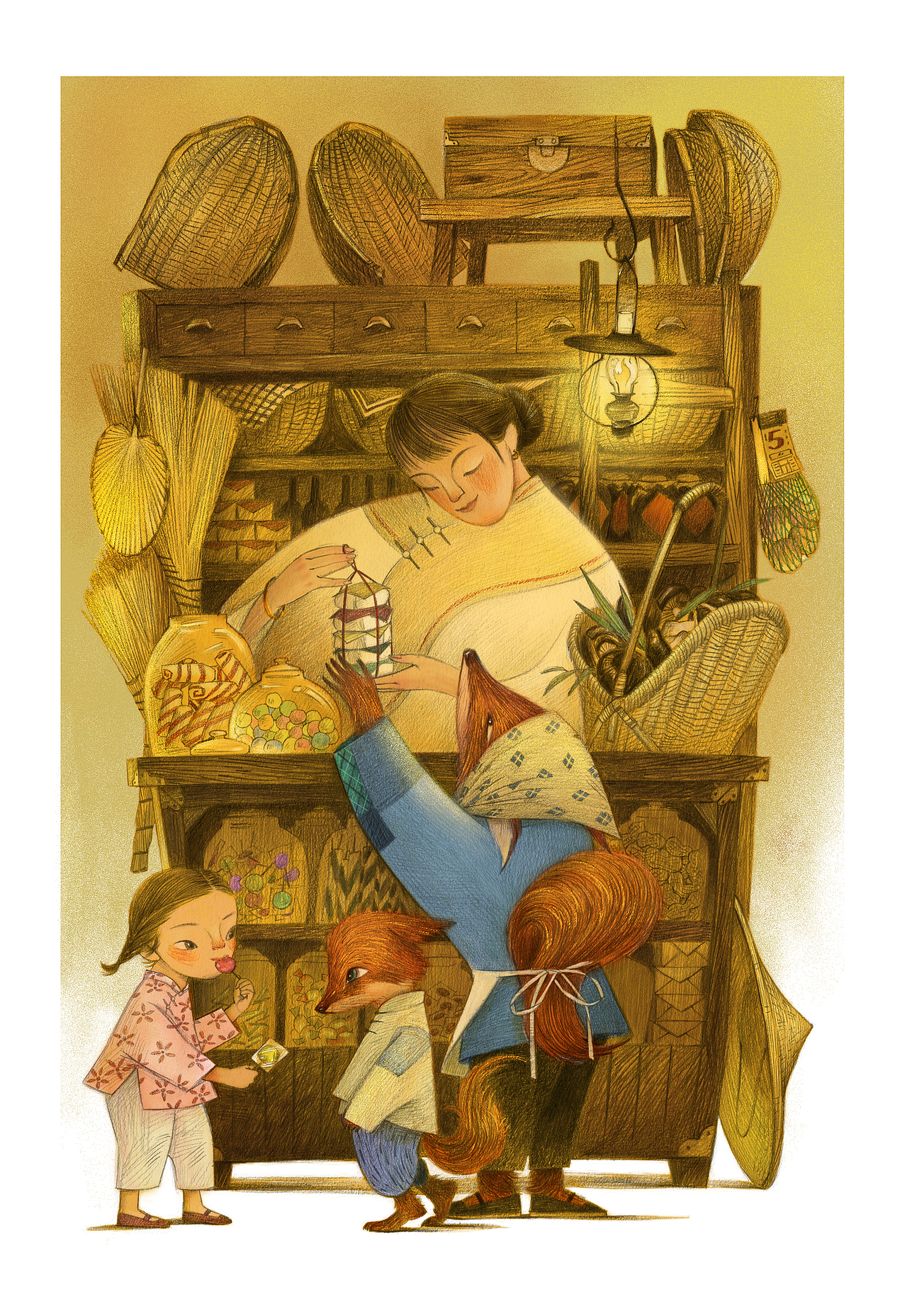 《南村传奇》小说封面及内页插图（图ZMTA4NTIyNDM2） - 儿童插画 - 站酷设计师苏童Amy原创素材 - 站酷ZCOOL