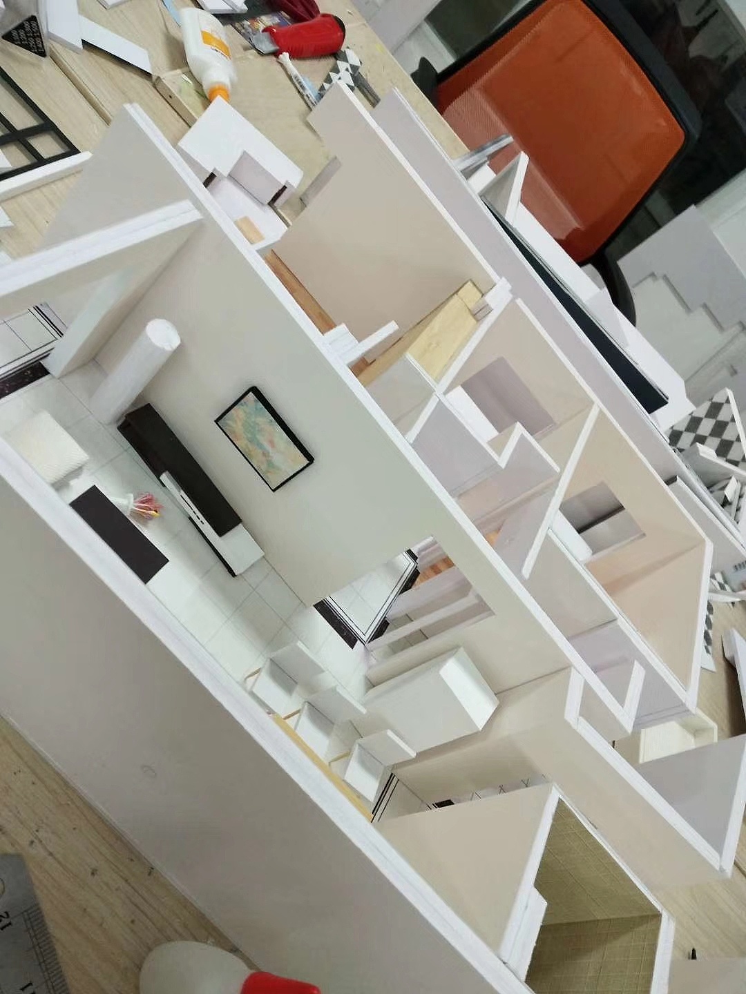 室内建筑模型