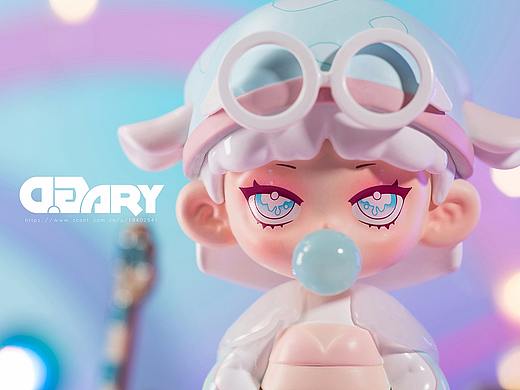 SIMONTOYS  KUNANA酷娜娜 甜酷女孩 气泡女团潮玩拍摄