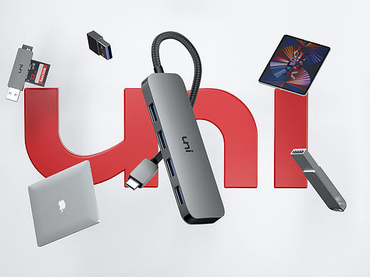 USB HUB拓展坞动画