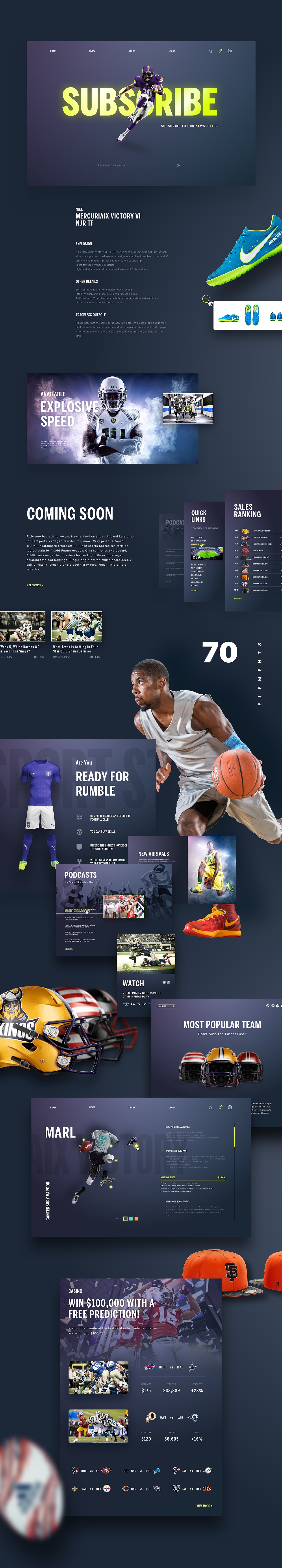 Sports Gear Store UI - [附源文件]（图ZOTQ0MDYyMDA=） - APP界面 - 站酷设计师Y_Design原创素材 - 站酷ZCOOL