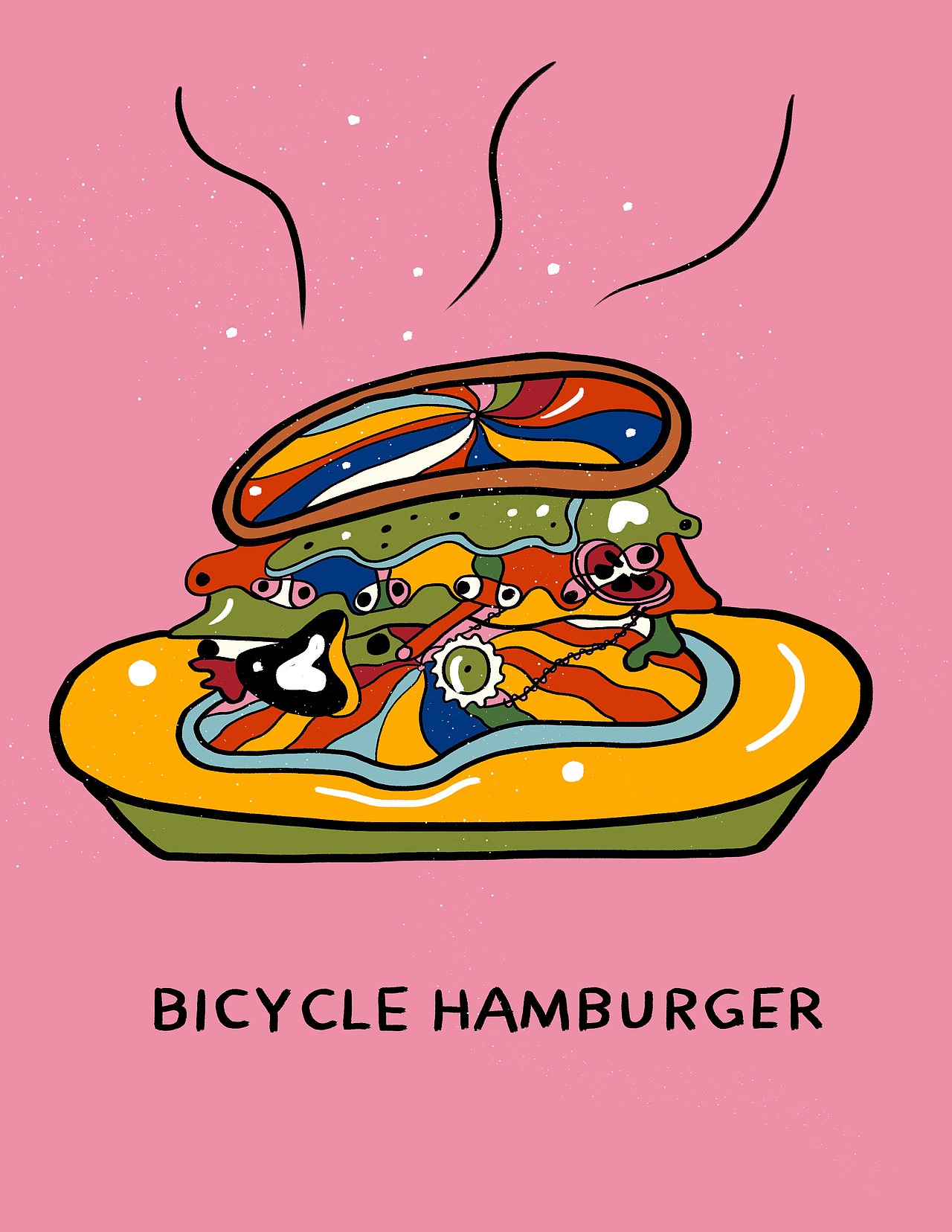 不仅仅是自行车（图ZMTA4Nzk1MDQ0） - 艺术插画 - 站酷设计师喵屎坨坨原创素材 - 站酷ZCOOL