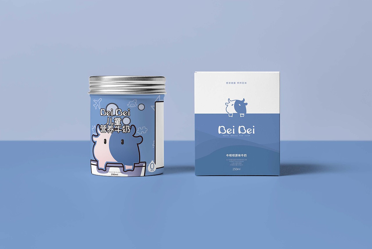 BeiBei yogurt(牛呗呗酸奶品牌形象设计
