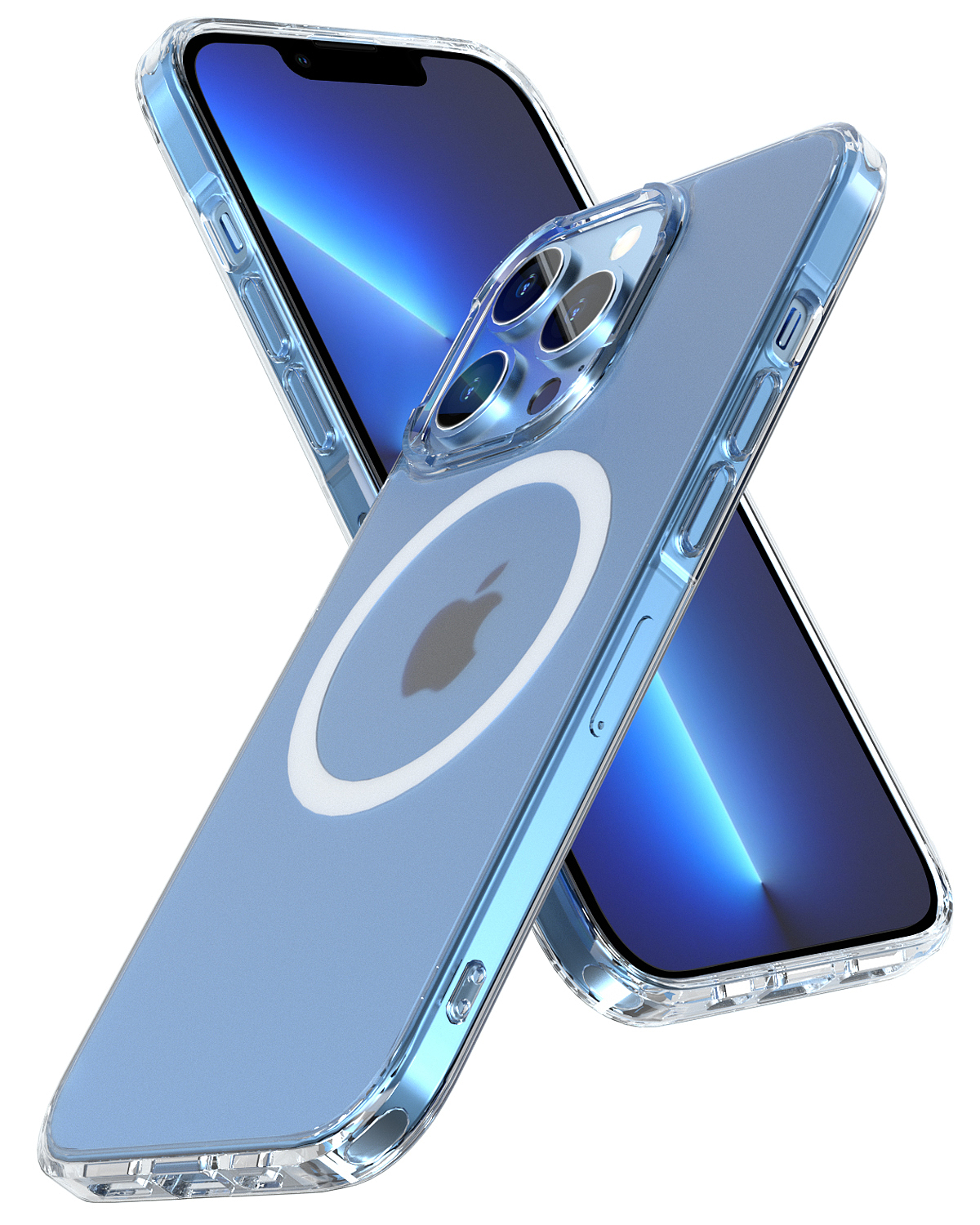 亚马逊3c数码透明磨砂手机壳保护壳oc渲染图