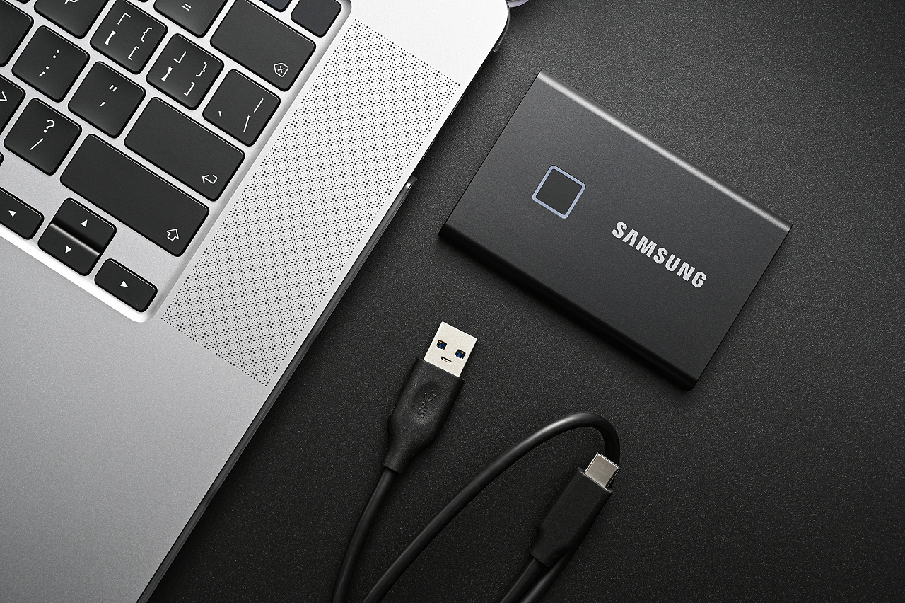 三星t7 touch固态ssd移动硬盘图赏