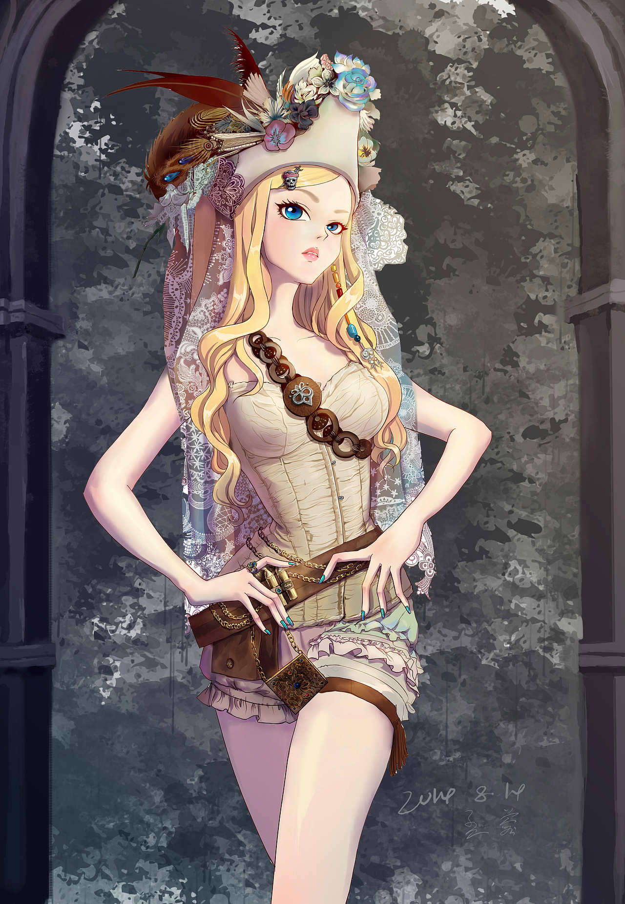 海盗（图ZMjM2NDY0NzI=） - 新锐潮流插画 - 站酷设计师福尔摩蓉原创素材 - 站酷ZCOOL