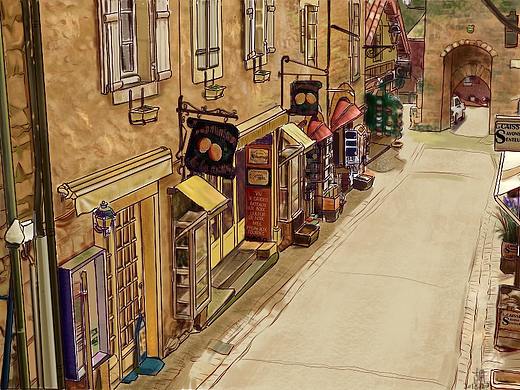 街道（个人主页-ZMjkwOTQzODA=） - 创作习作 - 站酷设计师百部原创素材 - 站酷ZCOOL