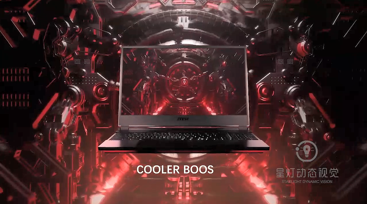 微星msi笔记本 三维3d酷炫广告片