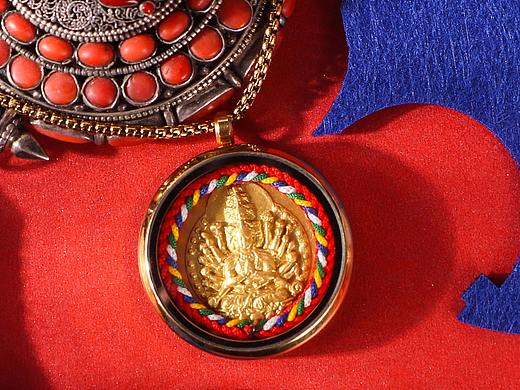 电商拍摄-佛牌吊坠设计修图