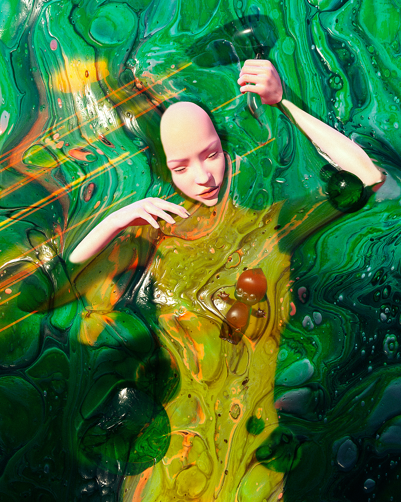 漂流丘比 2.0（图ZMTk1ODExNDky） - 艺术插画 - 站酷设计师孙璐哥哥原创素材 - 站酷ZCOOL