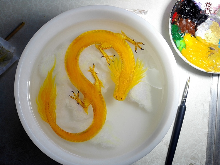 凡尼亨 3D树脂画金龙