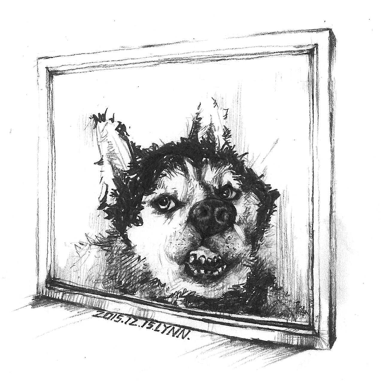 二哈手绘速写小稿（图ZMzkyOTc3MDQ=） - 绘画 - 站酷设计师与琳小馆原创素材 - 站酷ZCOOL