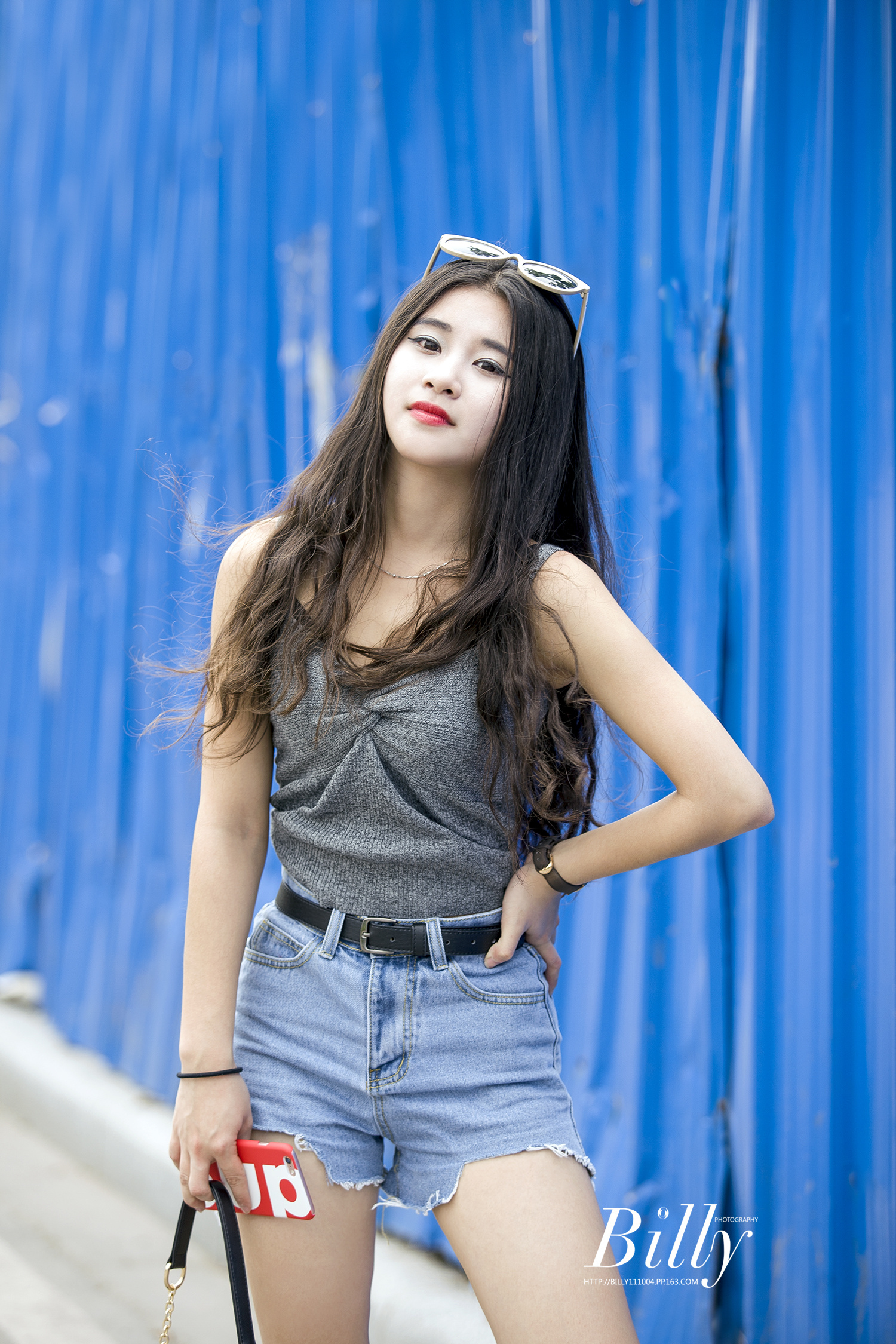 外景街头拍摄@晓菲