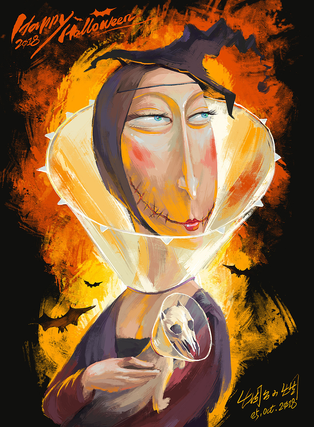 万圣节改造世界名画 | 集体创意