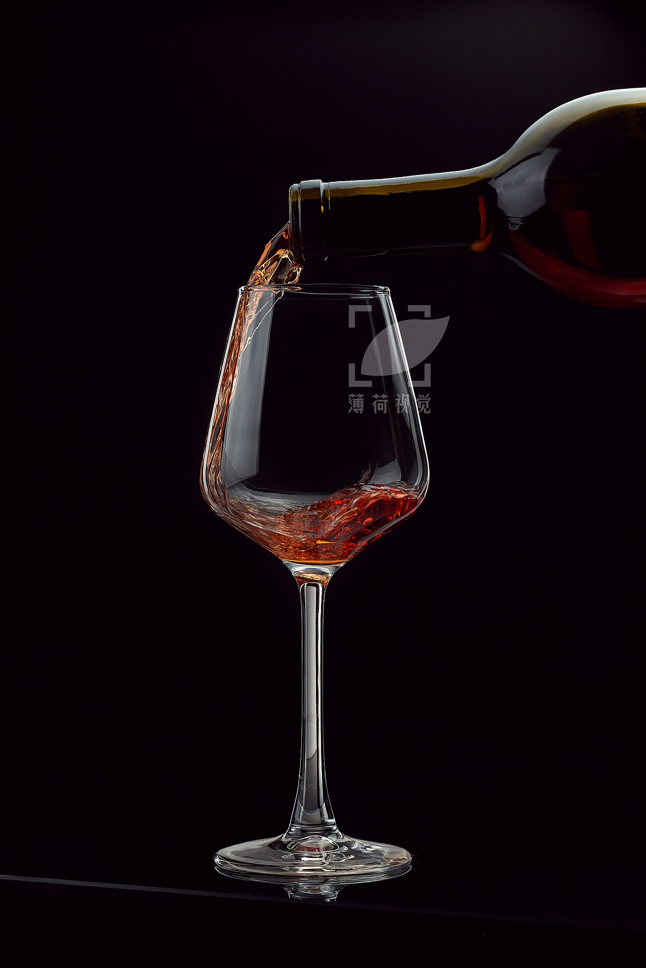 薄荷视觉:红酒杯摄影作品