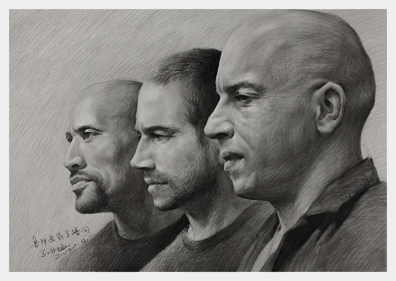 贵阳鲁轩美术马明扬素描作品