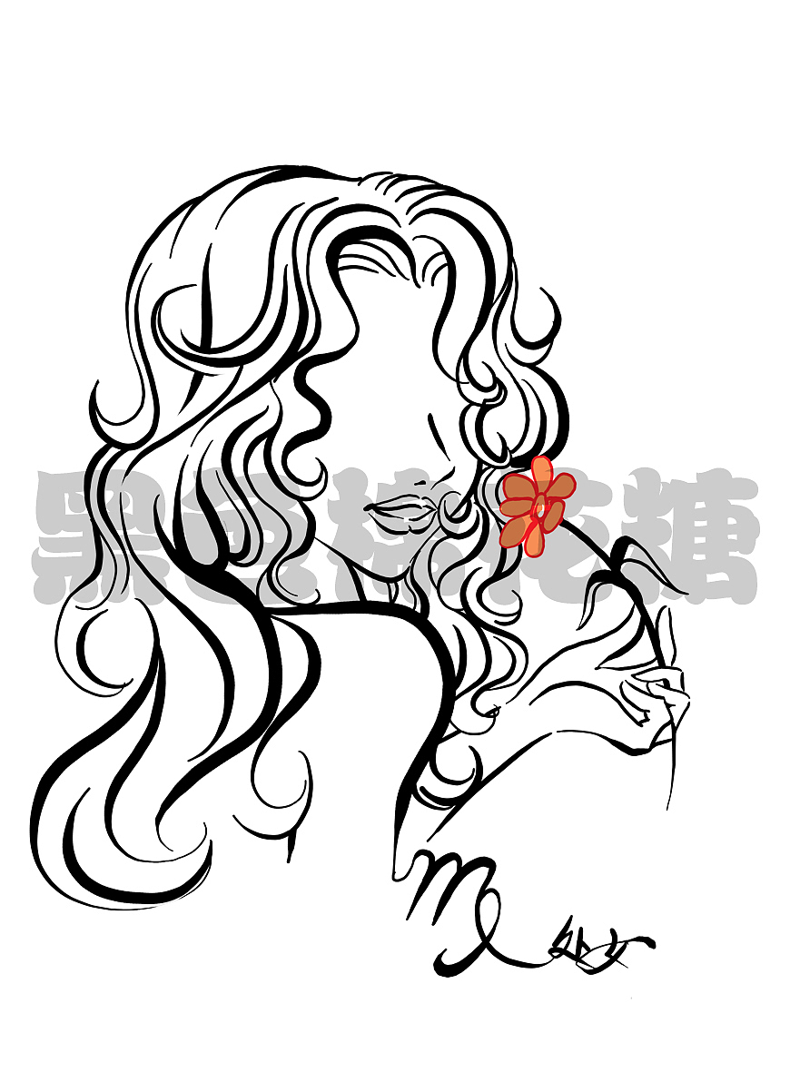 十二星座（图ZODA4OTQ2OA==） - 新锐潮流插画 - 站酷设计师黑色棉花糖26原创素材 - 站酷ZCOOL