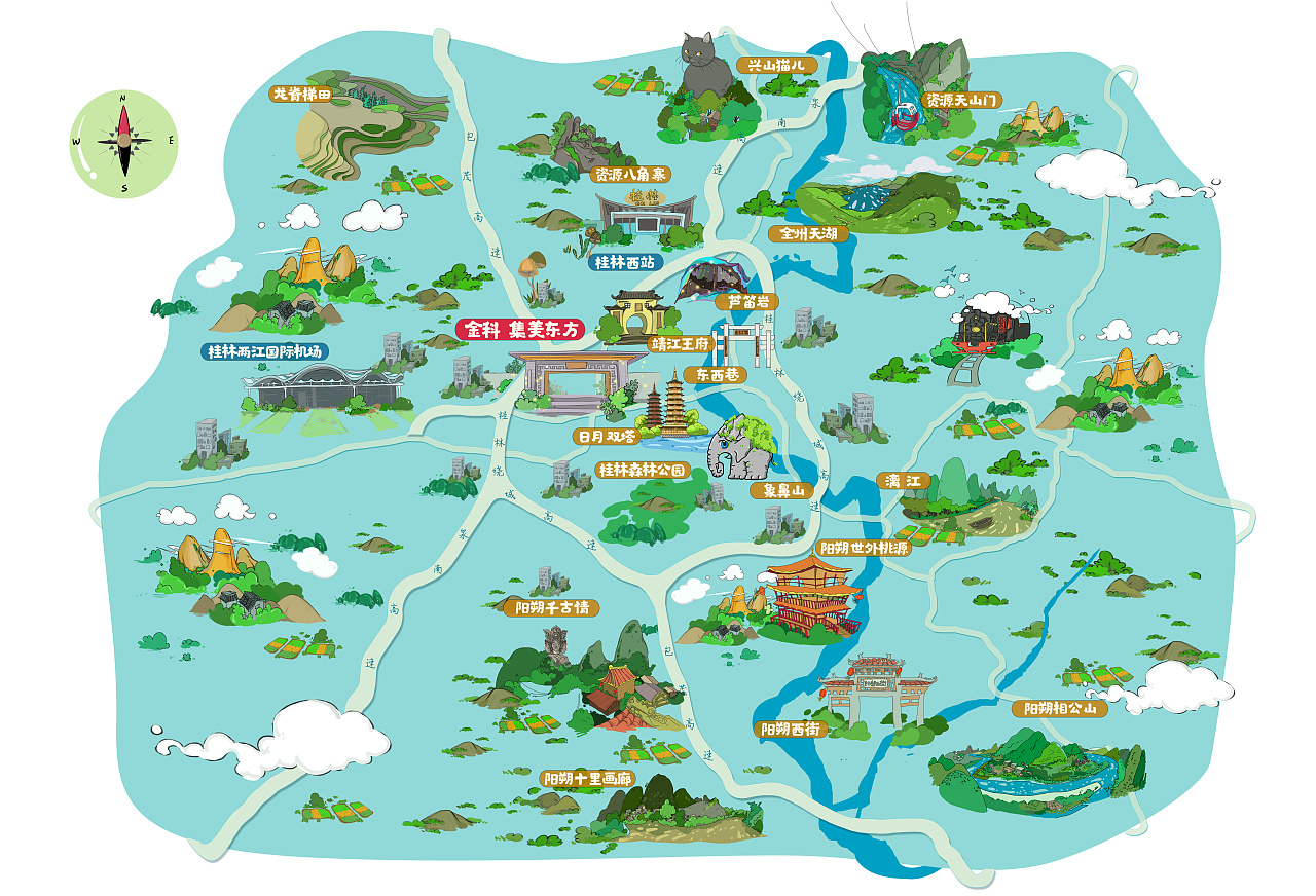 桂林金科地图