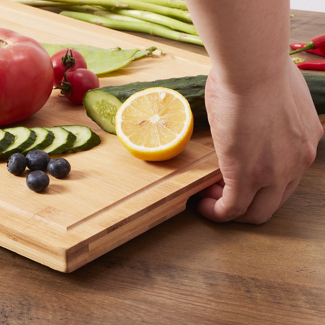 菜板/厨房用品/美食/模特/亚马逊/境外电商/本森摄影