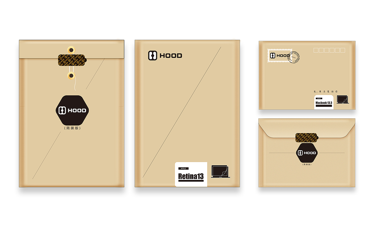 简装版护眼膜包装方案，比钢化膜的包装成本更低，更加轻便。