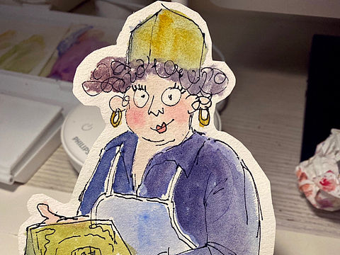 水彩人物