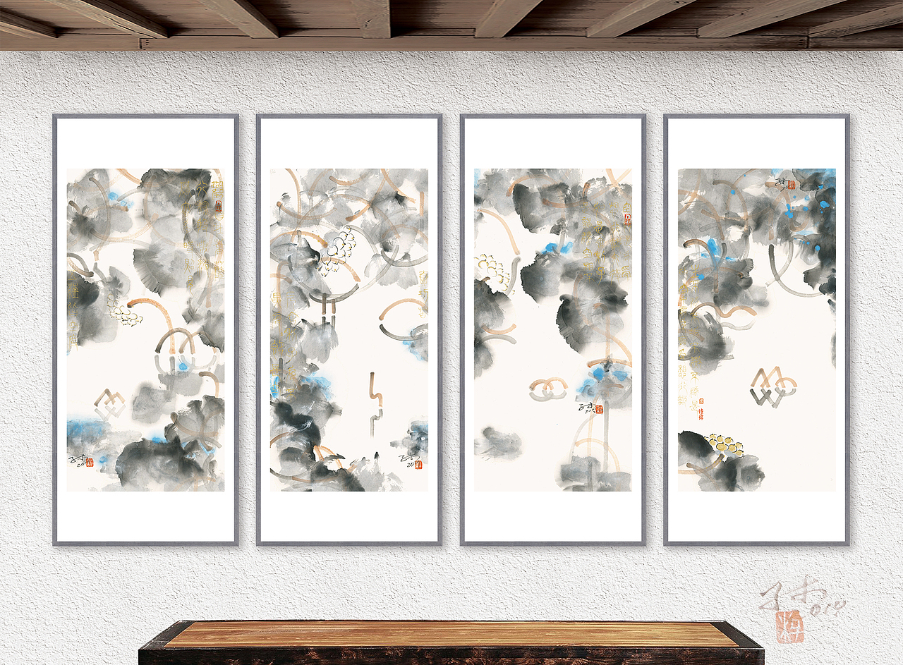 一面墙就是一本书
衣钵荷语<br>感念心经