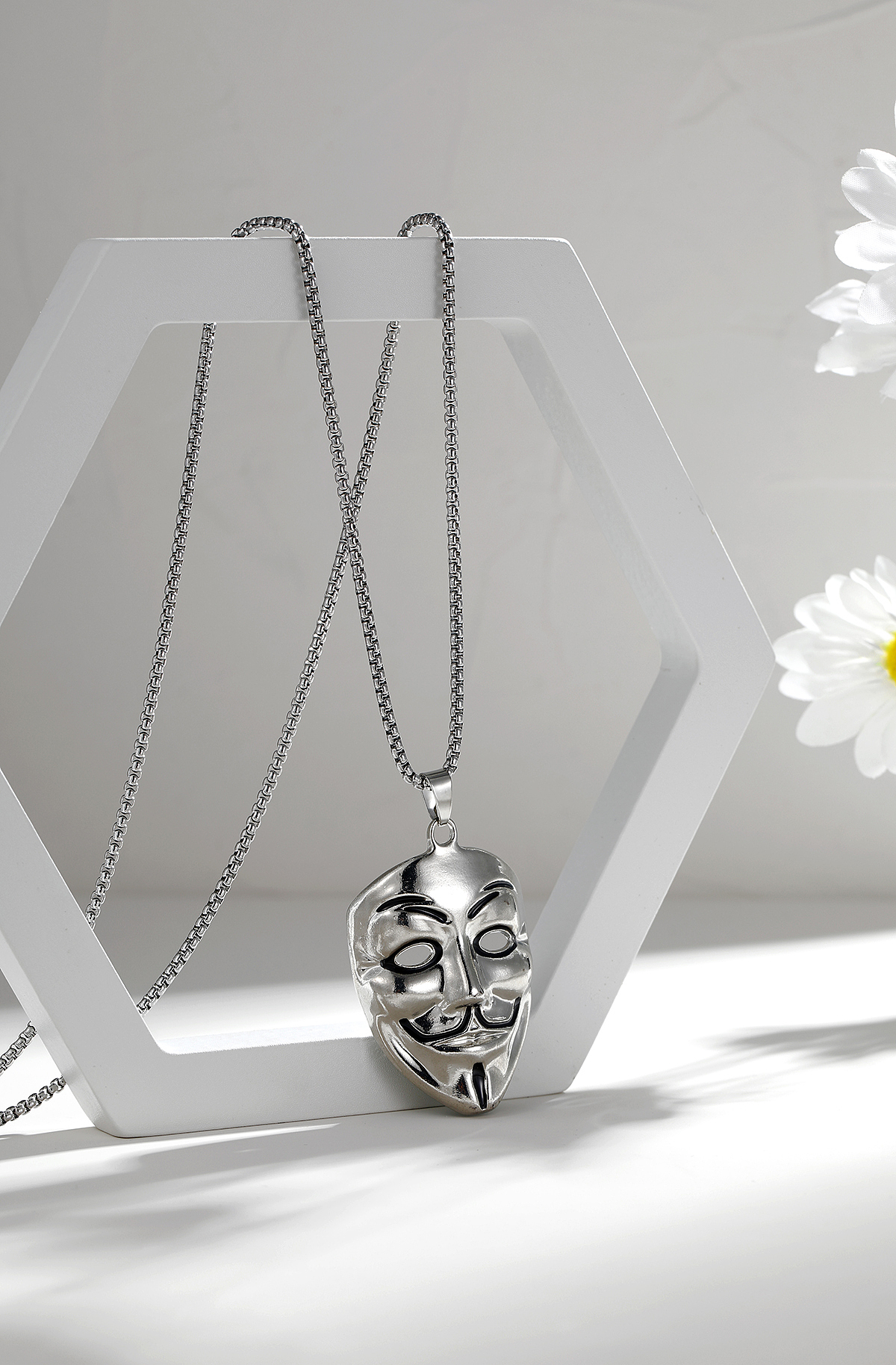 电商珠宝首饰摄影 时尚项链 戒指  花朵项链 时尚首饰