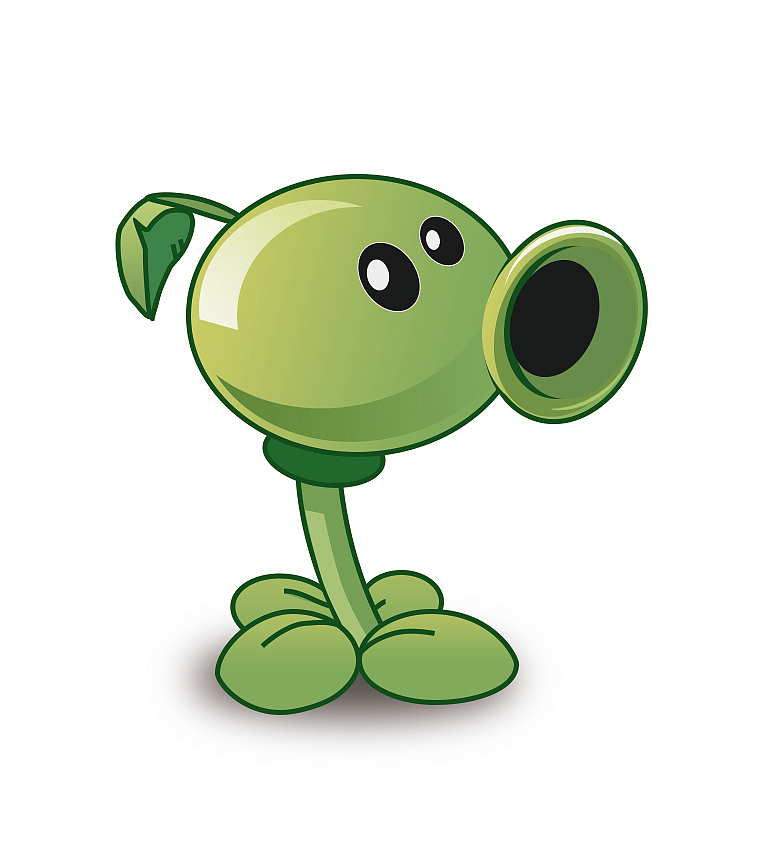 ps练习作:豌豆射手|ui|图标|雅乐殿九猫_原创作品-站酷zcool