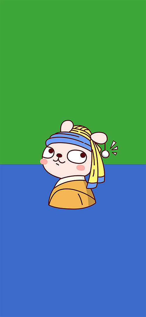 cos名画系列壁纸（图ZMTI1NDQ1OTE2） - 图案 - 站酷设计师迷识林原创素材 - 站酷ZCOOL