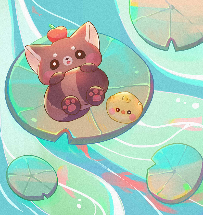 小熊猫果果（图ZMzI5NjQ4MjM2） - 创作习作 - 站酷设计师咕咕想要变强原创素材 - 站酷ZCOOL