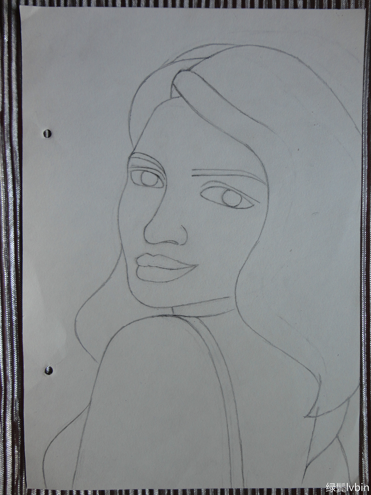 插画练习108 磨石紫