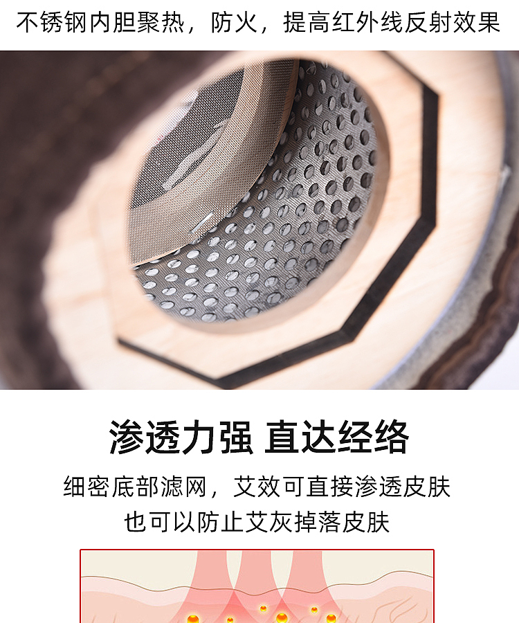 南阳淘宝拍照艾灸腰腹灸盒产品拍照制作详情页