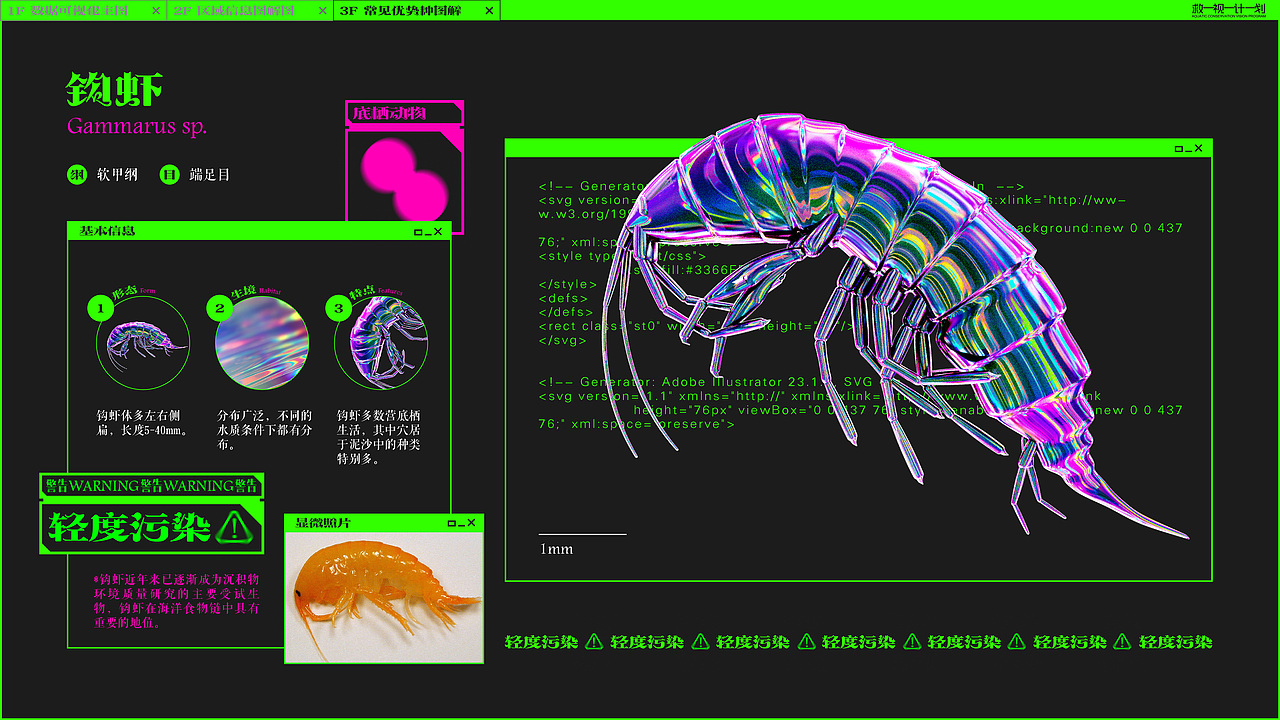 救视计划——长江流域生物多样性保护的信息可视化设计（图ZMzA2OTk0NDY4） - 其他平面 - 站酷设计师三毋人原创素材 - 站酷ZCOOL