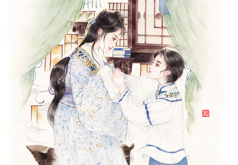 《姑苏旧雨》（图ZMTE5MjQxNjM2） - 绘本 - 站酷设计师三朝君原创素材 - 站酷ZCOOL