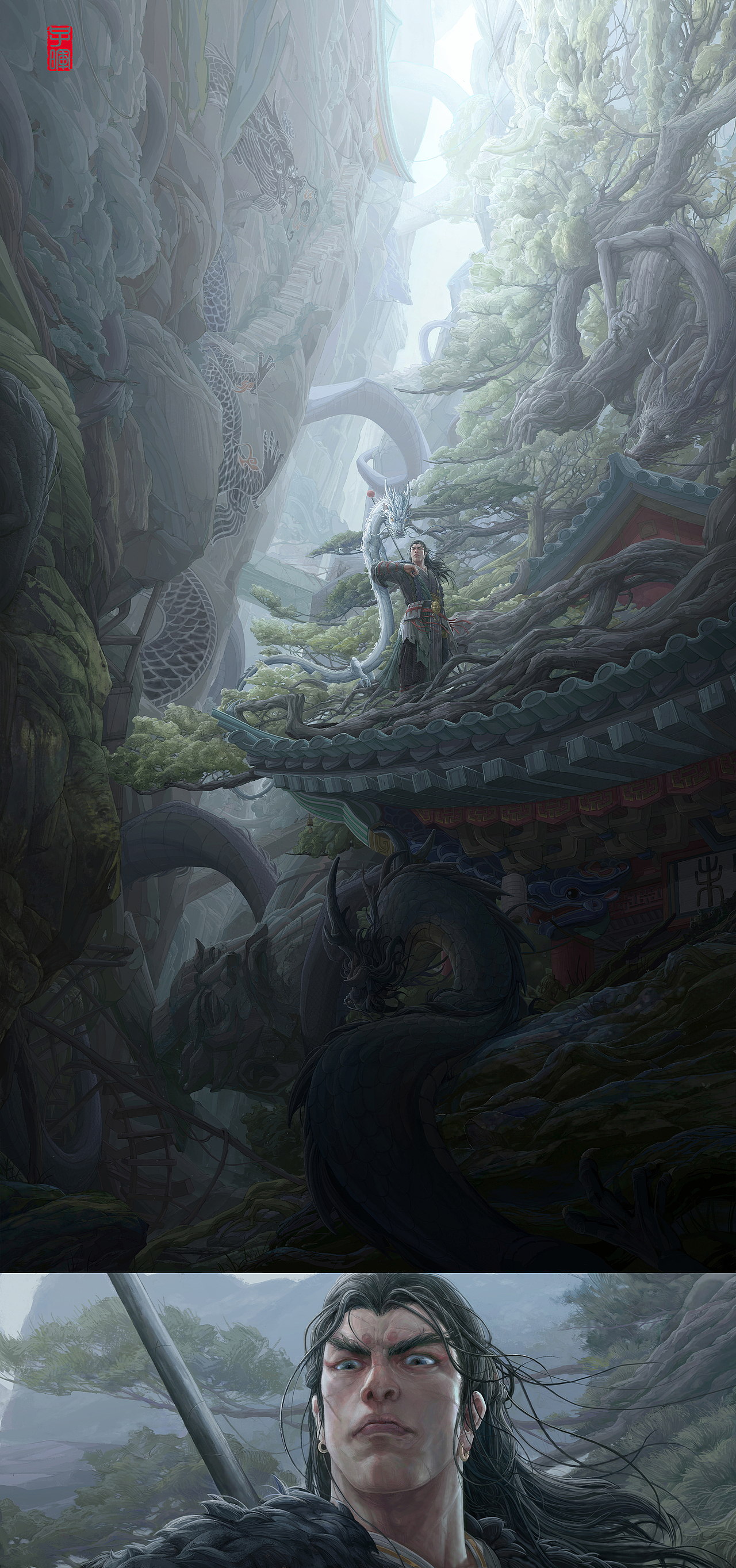 《楚歌》蛟穴（图ZMjkyODM3OTA4） - 概念设定 - 站酷设计师徐子晖cicman原创素材 - 站酷ZCOOL