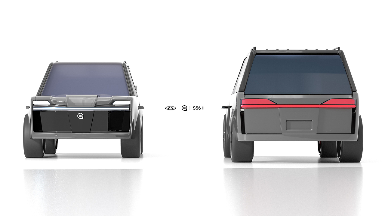 纯电硬派iCar-S56新车外观设计（图ZMzI2ODEzNDc2） - 其他工业/产品 - 站酷设计师20Du原创素材 - 站酷ZCOOL