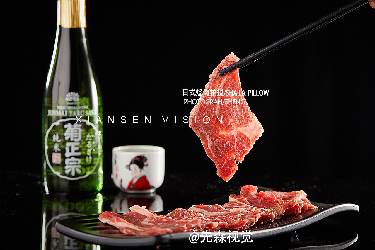 成都美食摄影  日式烧肉美食拍摄