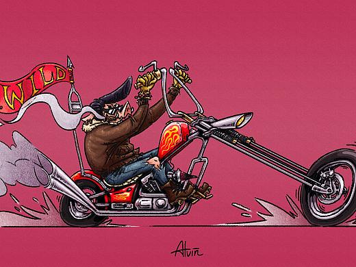 《猪突猛进》（个人主页-ZNDkyODIwMzI=） - 创作习作 - 站酷设计师Alvin文designer原创素材 - 站酷ZCOOL