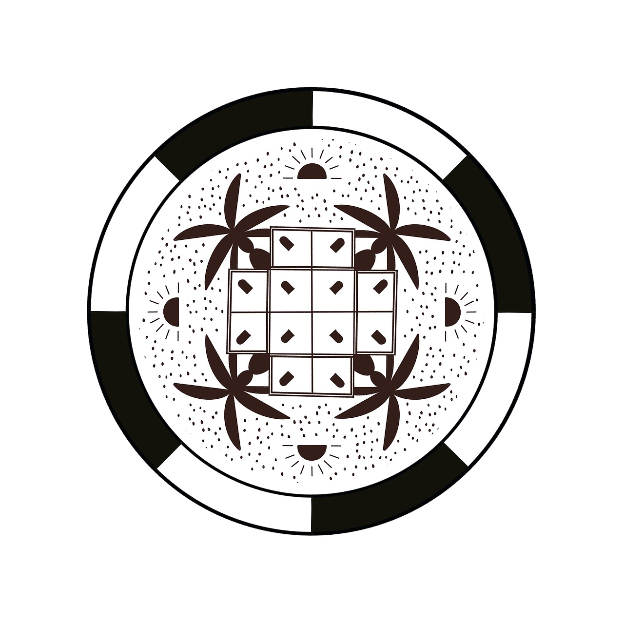 井盖纹样图案设计（图ZMjgzOTM4ODYw） - 图案 - 站酷设计师yyzz716原创素材 - 站酷ZCOOL