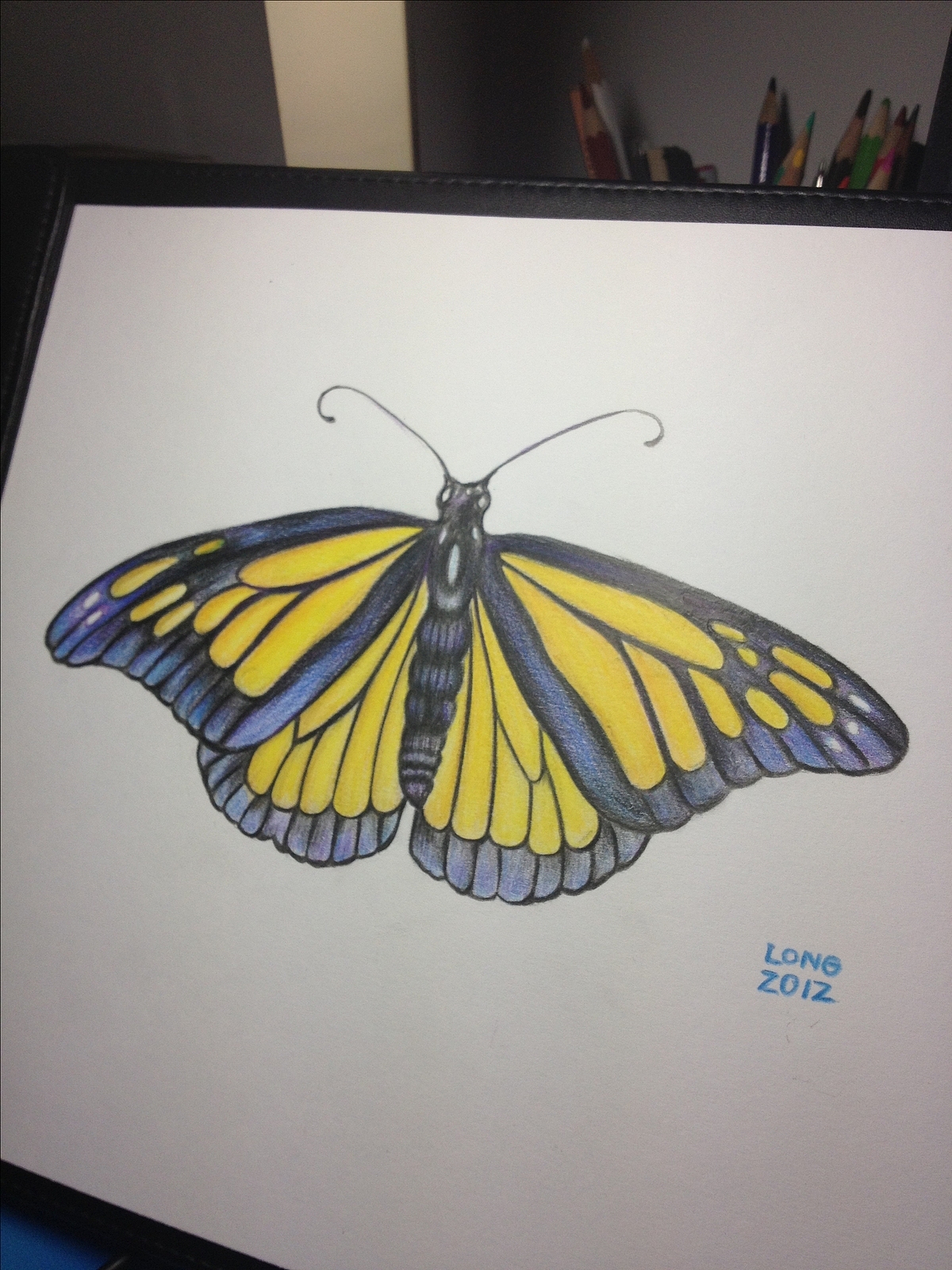 彩色铅笔手绘图案卡通漫画设计