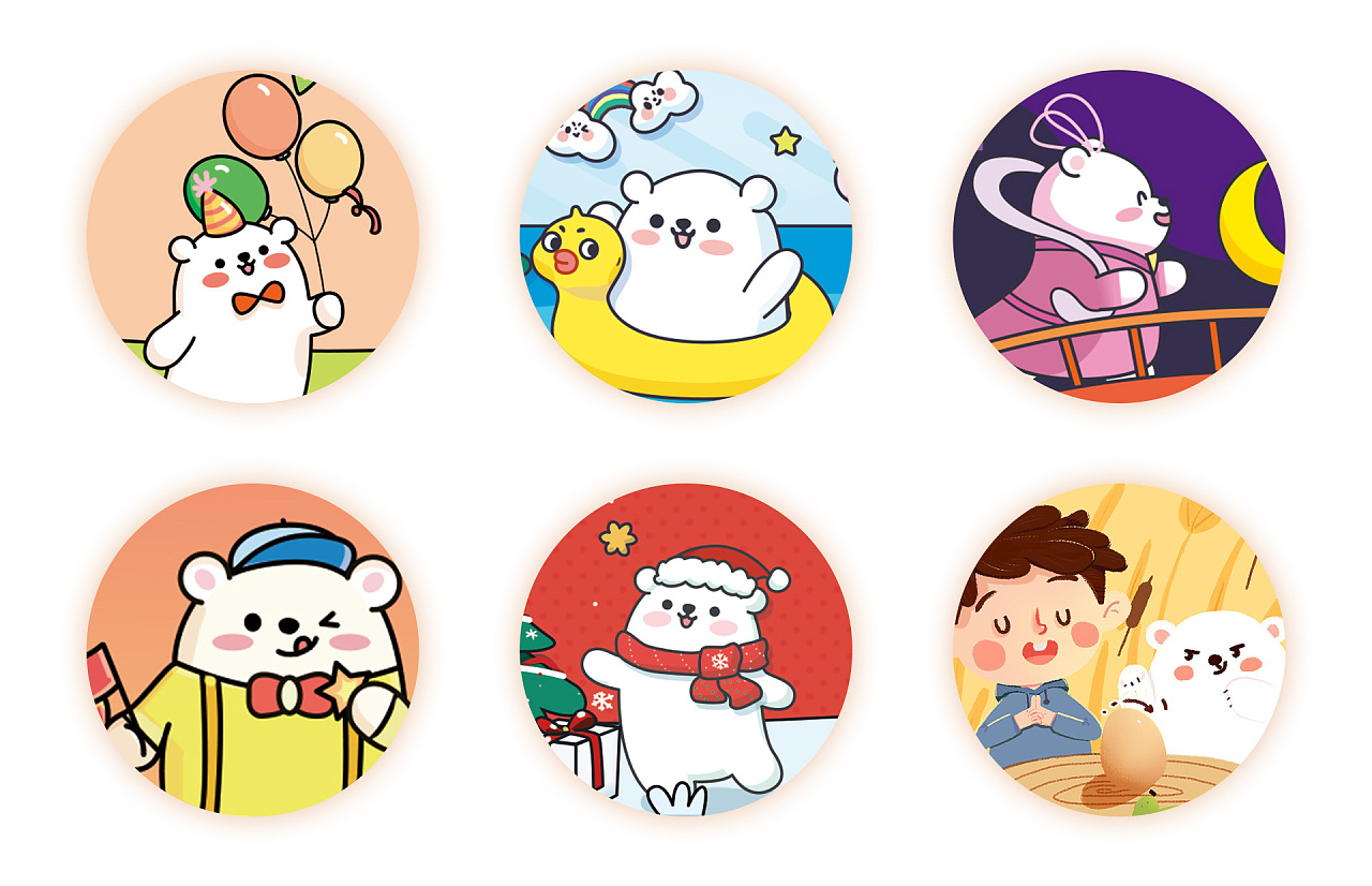 画米乐熊的快乐四季