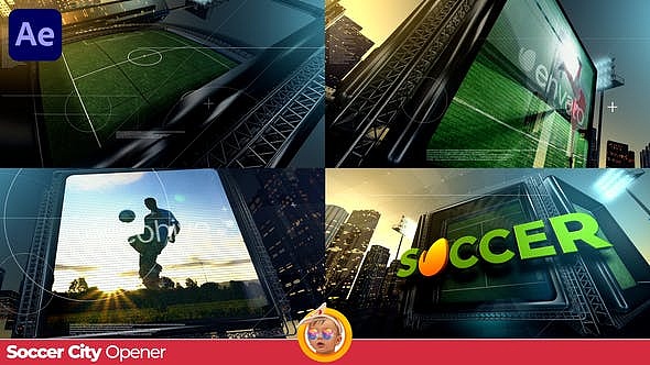 AE模板|时尚动态动画足球LOGO体育赛事广告节目游戏（图ZMzY4NzUwMzI4） - 影视后期 - 站酷设计师猿文件网官方账号原创素材 - 站酷ZCOOL