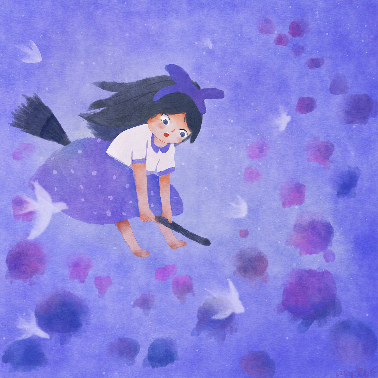 儿童插画水彩练习