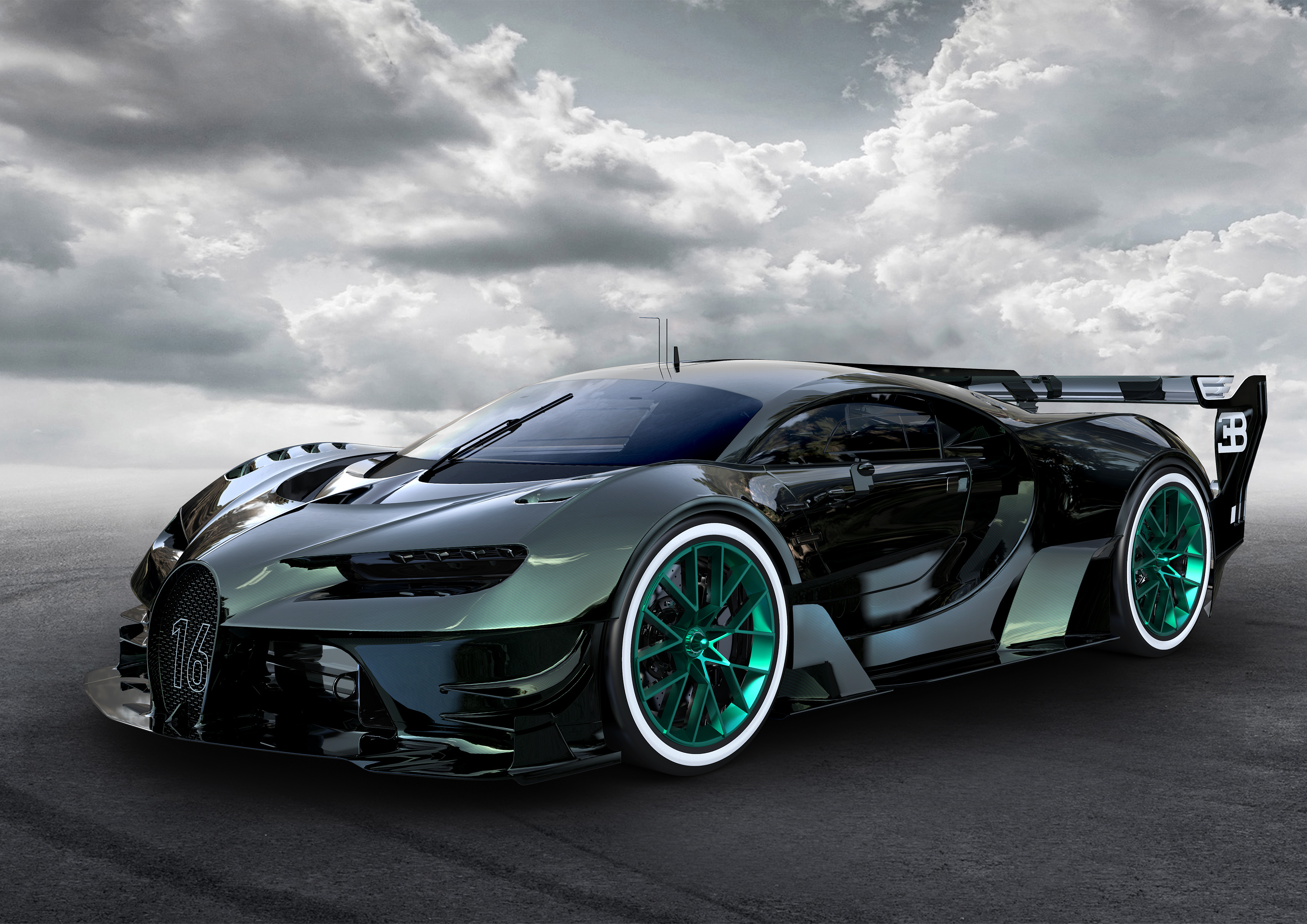 汽车集keyshot7渲染.photoshop后期表达练习