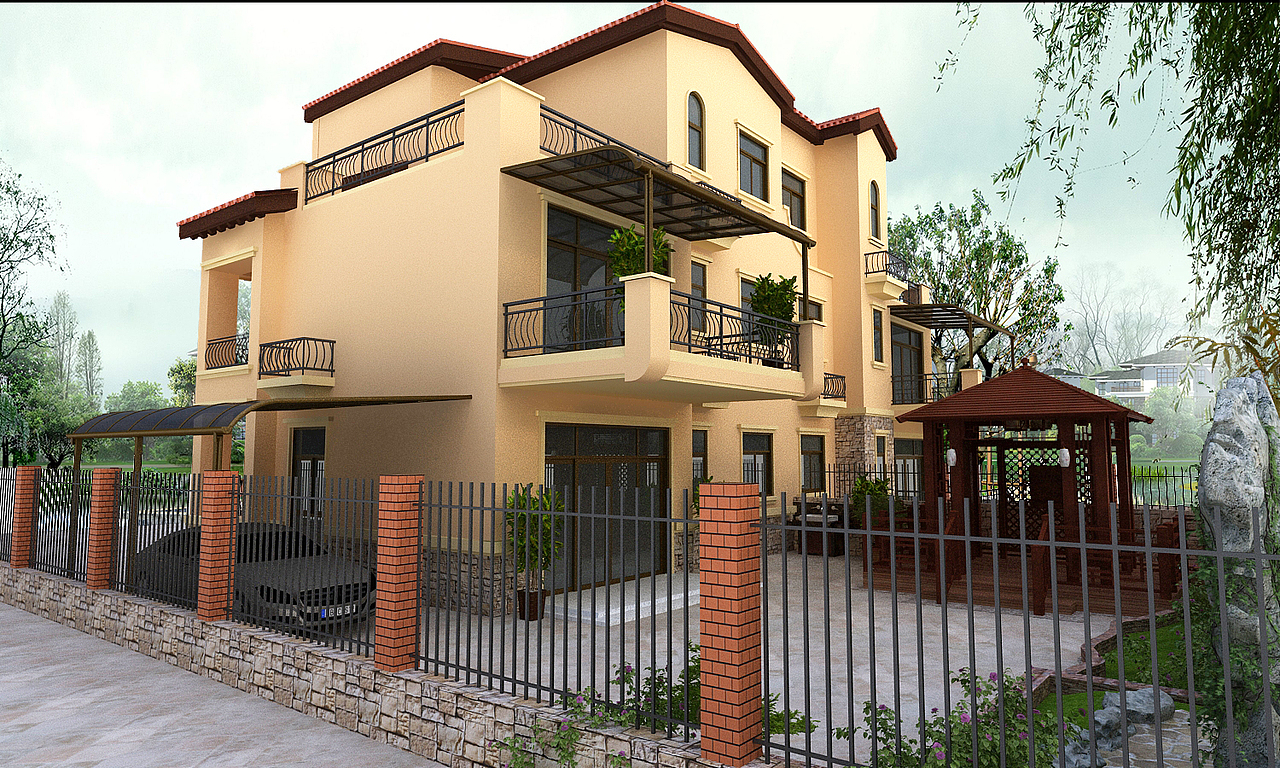 碧桂园十里银滩庭院设计